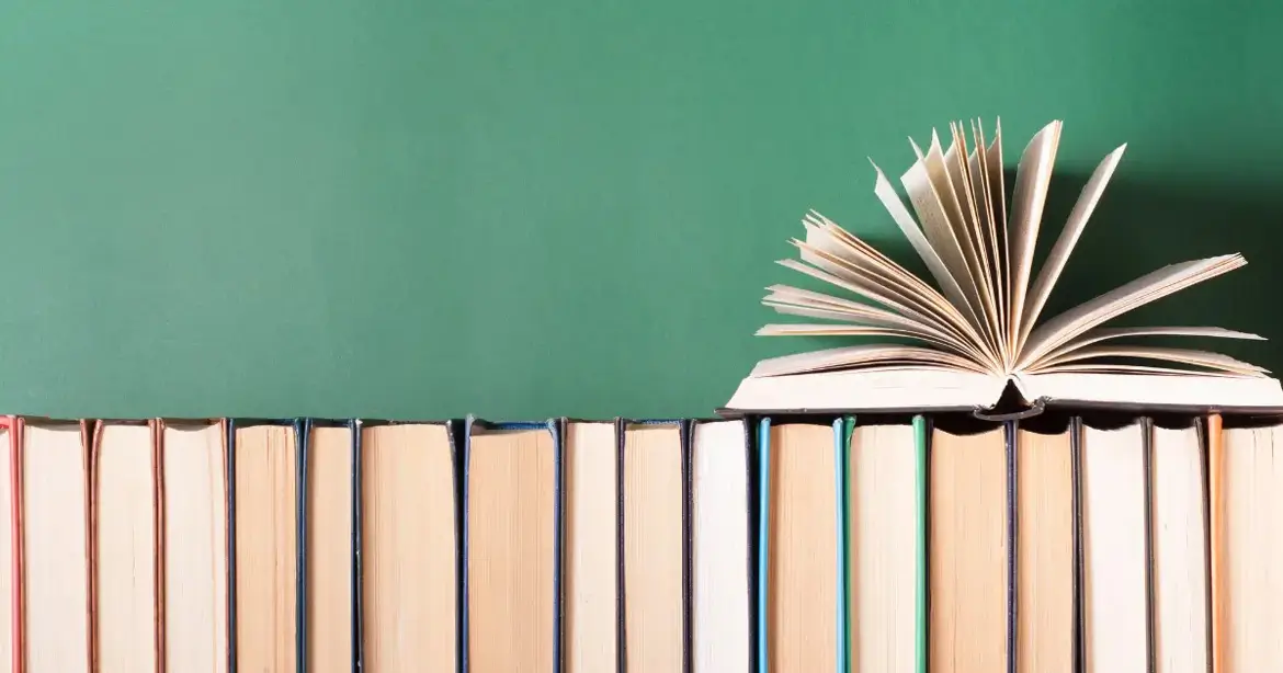 January reading challenge banner featuring books, cozy colors, and bold title text.